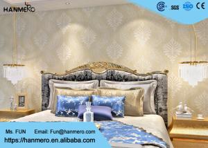 Wholesale Nonwoven Retro Vintage Wallpaper with Pearly Lustre Surface Technics , 0.53*10m size from china suppliers