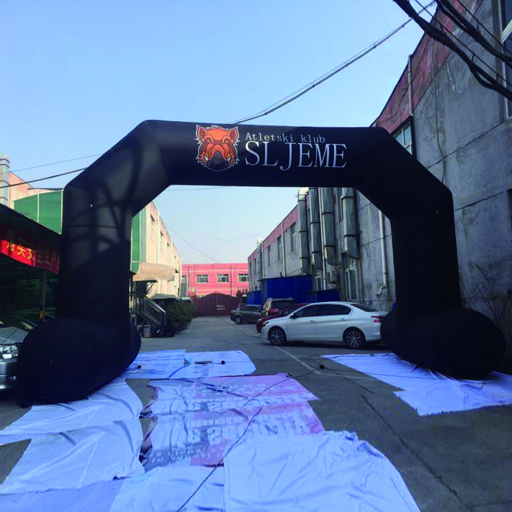 Custom Printing Outdoor Advertising Inflatable Archway Advertising Sport Inflatable Arch