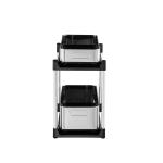 Standing Storage Rack for Kitchen Stainless Steel 395*230*389mm Rectangular