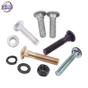 Wholesale ZINC Finish 8.8 Carbon Steel Large Carriage Bolts DIN603 with Square Neck and Cup Head from china suppliers
