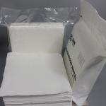 Knit 2 Ply Cleanroom Polyester Wipes Lint Free Sterile Wipes Ultrasonic Sealed