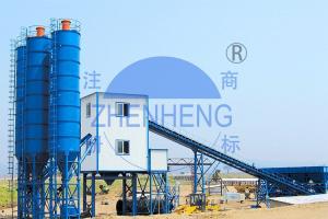 Wholesale HZS90 Belt Type Concrete Batching Plant 30% - 40% High Efficiency 60kw Power from china suppliers