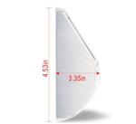 4V 9 LED White Light Outdoor Solar Motion Sensor Light For Courtyard, Balcony,