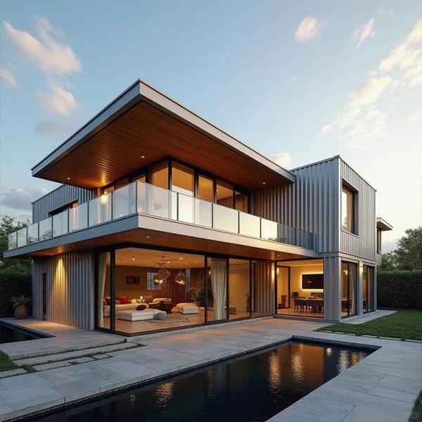 15-25 Years Lifetime Prefab Folding Container House Light Steel With Laminate /