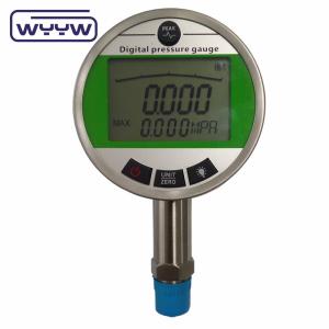 Wholesale 5 Digit Digital Pressure Gauge 100mm High Accuracy With LCD Battery from china suppliers