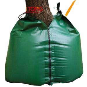 Wholesale SAVE WATER with Slow Release Irrigation PVC Tree Watering Bag 15 20 Gallon Green Color from china suppliers
