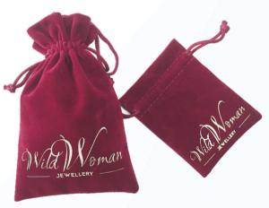 Wholesale RoHS Custom Velvet Drawstring Bags , SGS printed Drawstring Jewelry Pouches from china suppliers