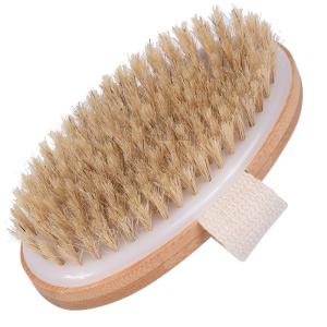 Wholesale Boar Bristle Exfoliating Bath Brush Wooden Back Scrubber For Body from china suppliers