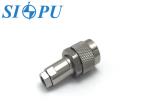 TNC Male RF Coaxial Connector – Self-Locking Plug (Radially Meshing), Slate