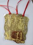Decore Animals Custom Metal Bookmarks For Books , Golden Mirror Metal Book Page
