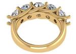 Oval Brilliant Cut 18k Yellow Gold Engagement Ring 6.43x 4.7x3.03mm ODM