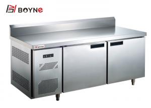 China Ventilated Commercial Workbench Refrigerator Double Door chiller or freezer on sale