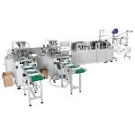 High Spped Surgical Face Mask Machine Production Line 110-120pcs / Min