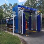 Blue Gantry Automatic Bus Cleaning Machine Size 2150*5750*5355mm Customizable