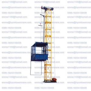 China SS100 Model Building Material Hoist Load 1000kg One Cage Factory on sale