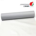 Fire Resistant Fiberglass Fabric 1000mm - 2000mm Width Grey Color Pu Coated