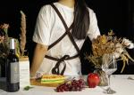 Grey Polyester Washable 60x80 Kitchen Cooking Apron
