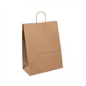 Wholesale Diecut Handle Shopping Kraft Paper Gift Bag For Boutique Clothing Packaging Wholesale from china suppliers