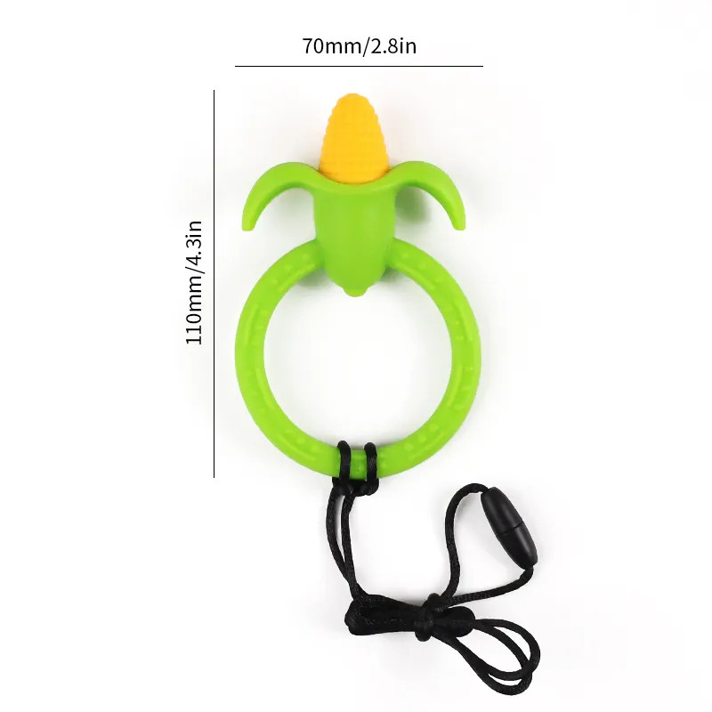 Unisex Nontoxic Baby Silicone Toys Sensory Teether Multipurpose