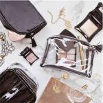 Zipper Closure Hanging Bathroom Bag , Waterproof Toiletries Organiser Bag 3 In 1