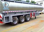 40M3 Capacity Diesel Semi Trailer Trucks / Fuel Tanker Truck 14100 * 2500 * 3780