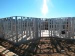 Light Gauge Steel Framing House Structure , Quick Installation Light Steel Frame