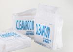 Abrasion Resistant Cleanroom Polyester Wipes High Absorbency Degree Reliable