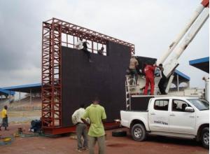 Wholesale Scoreboard LED Display Project for Football Stadium Perimeter P10 / P16 / P20 Outside from china suppliers