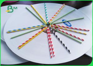Wholesale 600mm X 6800m 100% Biodegradable Printable Food Grade Paper Roll 120GSM For Paper Straw from china suppliers