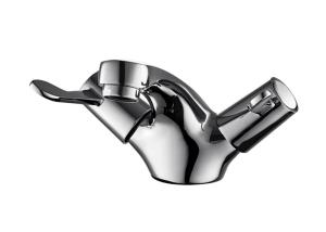 Wholesale Durable and High-Performance Mixer Two-handle Chrome Basin Mixer T8063LW from china suppliers