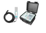 Energy Saving Portable Ultrasonic Water Flow Meter For Area Velocity Measurement