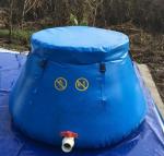 Industrial Fabric Tarpaulin Water Tank Soft PVC Foldable Rain Water Container