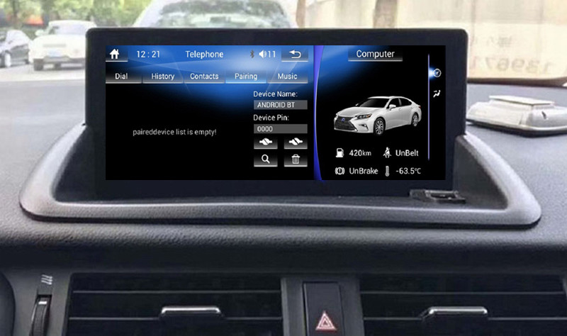Ouchuangbo car radio dual zone gps navi 1080 video for Lexus CT 200 2011-2017 with USB SWC Bluetooth android 8.1 system
