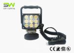 9x3W Led DC Powered Inspection Light Cord Work Lamp with Handle , Magnet Base