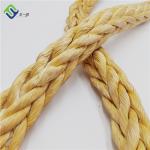 UV Resistance 60mm 12 Strand Synthetic Fiber UHMWPE Hollow Braided Winch Mooring