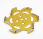 Color Painting 9 Inch Diamond Grinding Wheels Disc Shaped For Concrete / Rocks