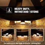 Two Side Lighting Solar Deck Light Aluminum Durable LED Dock Lights