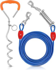 Wholesale High Precision 30' Pet Supplies Spring Loaded Petbobi Dog Leash And Stake from china suppliers