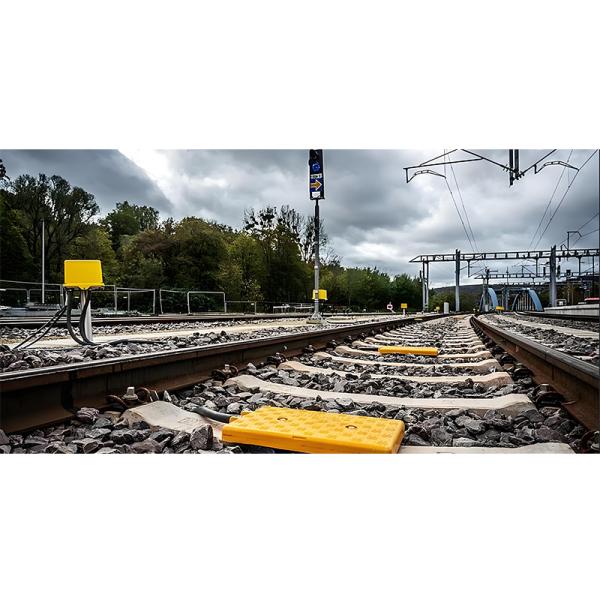 Train Control System Cable Connection Railway Trackside Component Balise