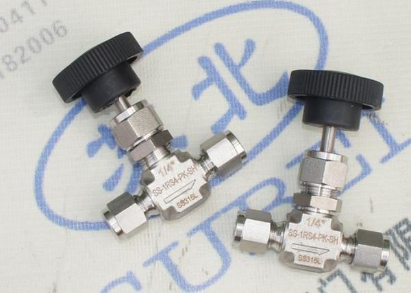 Die forging Cutting ferrule grooved piping system needle valve for pulp paper