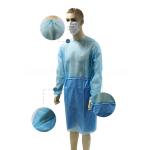 Blue 20gsm SPP Disposable Isolation Gowns