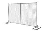6'x12' ,8foot x 12foot construction chain link fence panels 2⅜"x2⅜"(60mmx60mm) 2