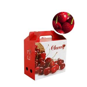 Wholesale 4 Color Printing Custom Corrugated Boxes 22X18X0.4 Cm For Fruit Packaging from china suppliers