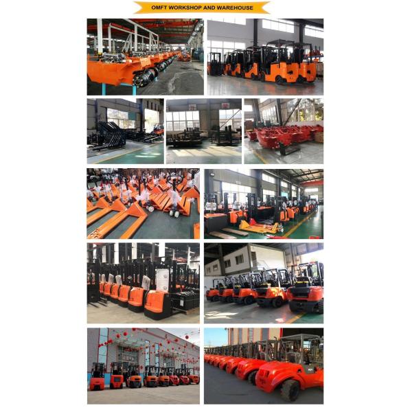 Container Electric Stacker 1.6t Load Unload Material Handling Equipment with EPS