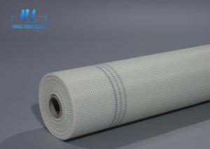 Wholesale Tensile Strength 800N Fiberglass Mesh Netting Glass Fiber Screen Rolls Coated In White And Blue from china suppliers