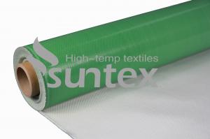 China High Temperature Coated Fiberglass Silicone Cloth Thermal Insulation Fireproofing on sale