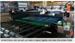720A/800A/900A/1020A/1050A Full Automatic Stop Cylinder Screen Press Customer