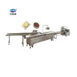 Two Lanes One Color Biscuit Making Equipment 300-1200pcs/Min