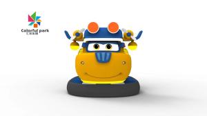 Wholesale 2 Players Kid arcade machine Electronic Super Peter Pan Amusement Park Bumper Car from china suppliers