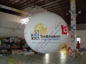 Wholesale Bespoke Helium Inflatable Advertising Balloon , 0.18mm PVC Sealed Inflatable Sphere from china suppliers